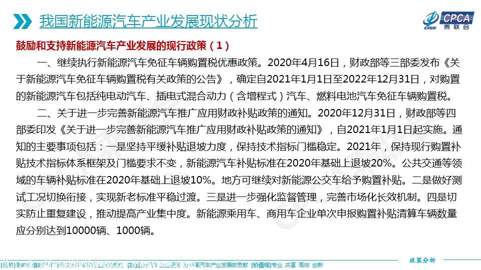 【政策综述】关于促进新能源汽车产业发展政策建议的分析