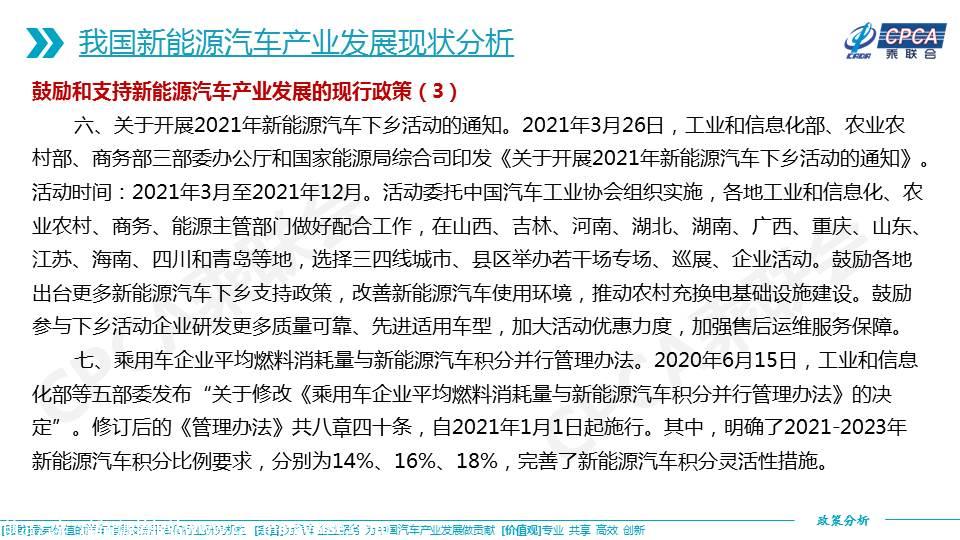 【政策综述】关于促进新能源汽车产业发展政策建议的分析