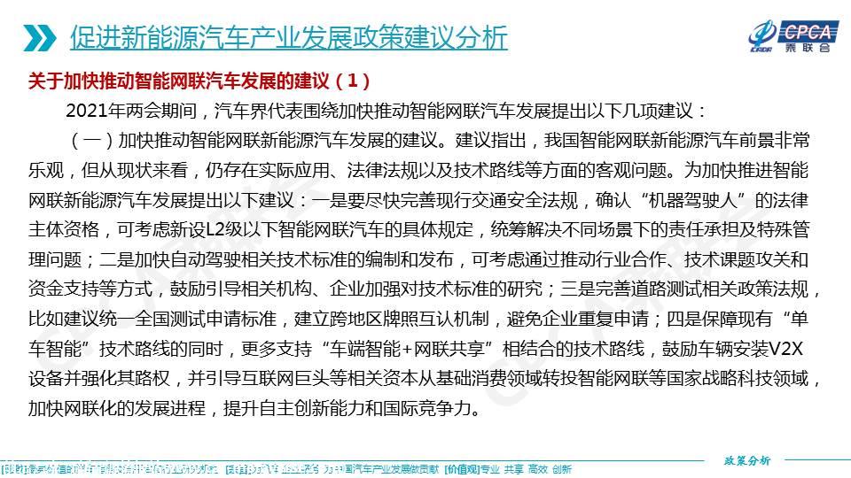 【政策综述】关于促进新能源汽车产业发展政策建议的分析