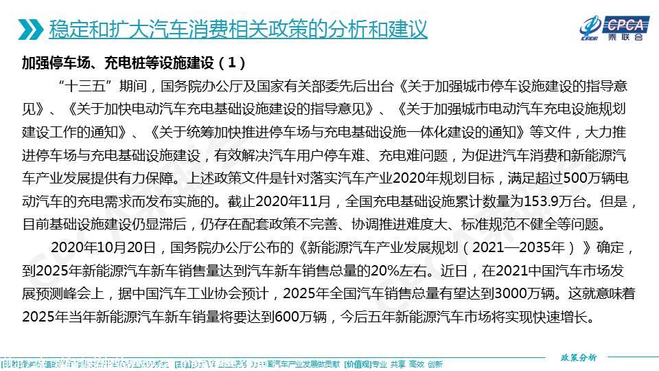 【政策综述】关于国务院继续推进稳定和扩大汽车消费相关政策的分析及建议
