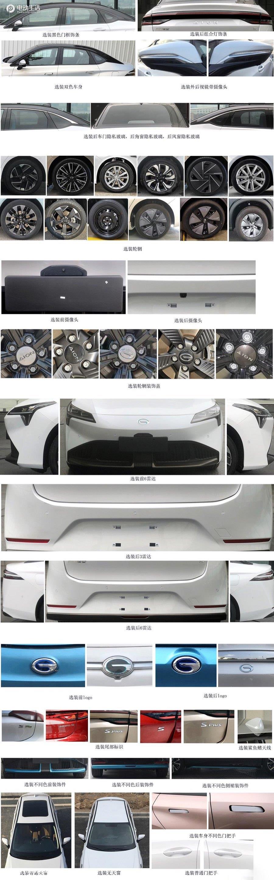埃安S Plus申报图曝光 搭100kW动力/续航或更长