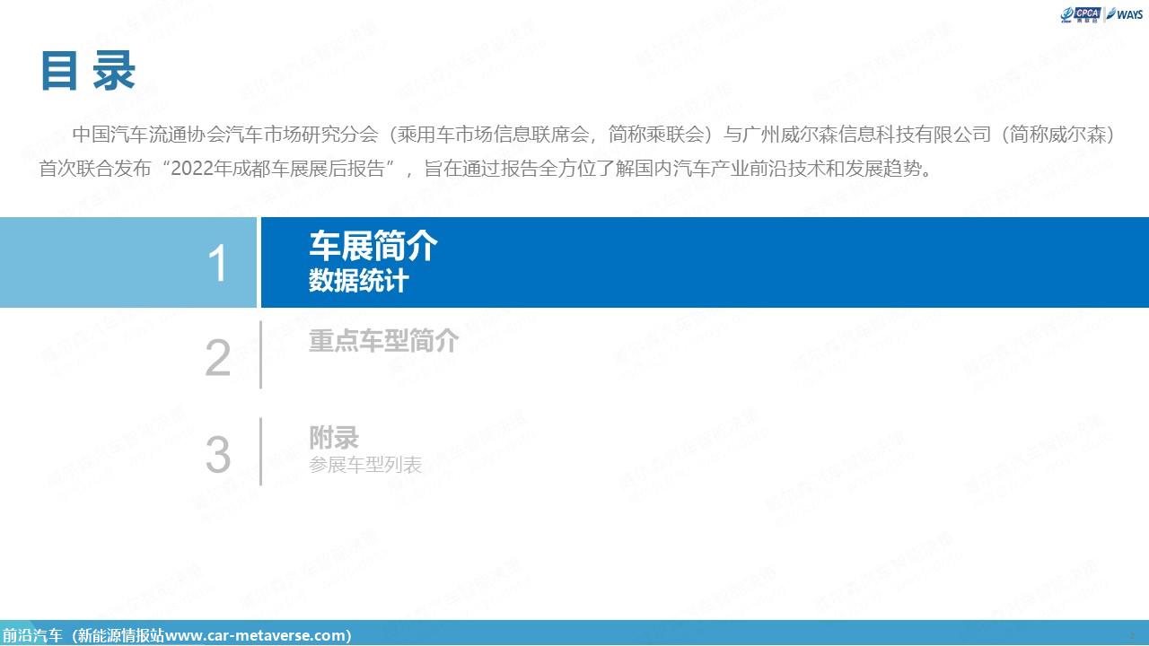 【联合发布】2022年成都车展展后报告