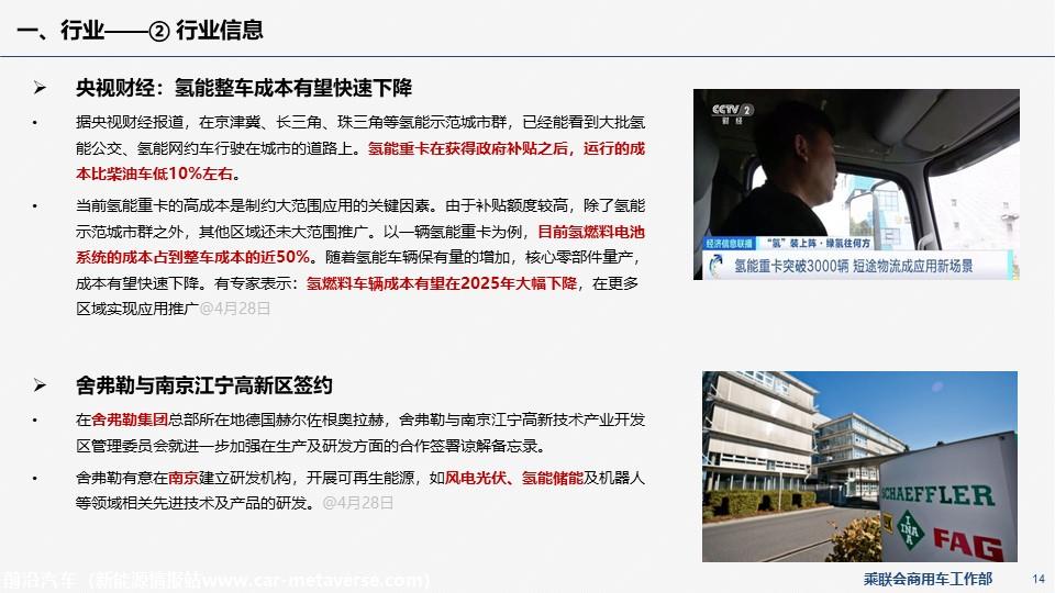 【EV商用车】乘联会新能源商用车信息周报第87期