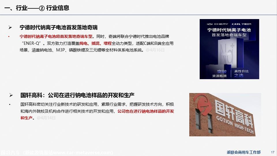 【EV商用车】乘联会新能源商用车信息周报第86期