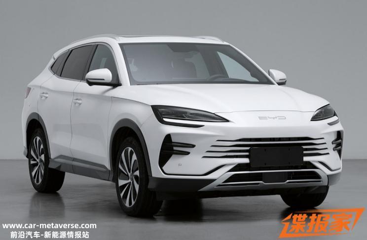 水晶挡把 曝新款比亚迪宋PLUS DM-i内饰