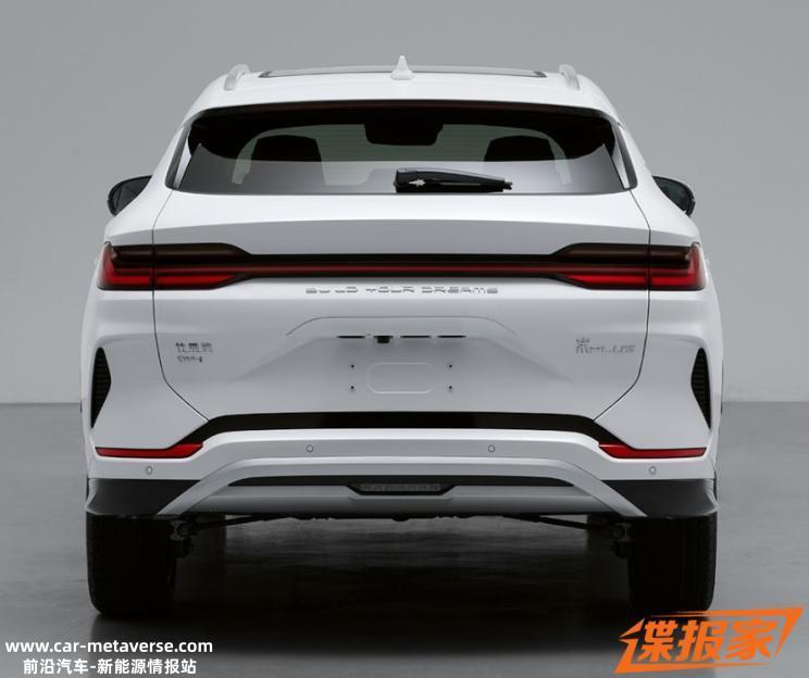 水晶挡把 曝新款比亚迪宋PLUS DM-i内饰