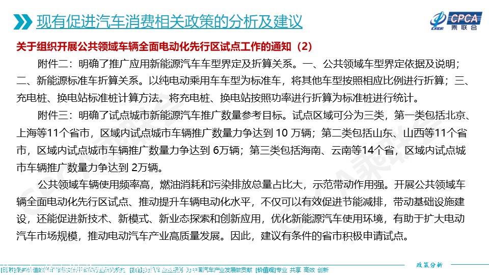 【政策综述】关于进一步鼓励和促进汽车消费的相关政策分析及建议