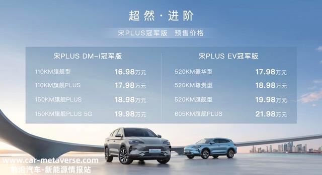 比亚迪王炸新车，宋PLUS冠军版来了，为什么说价格还会有欣喜？