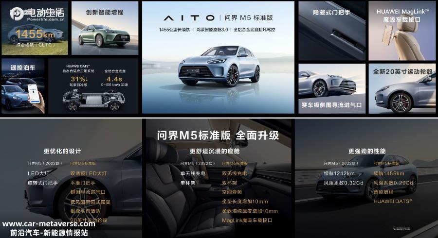 问界M5标准版亮相 智慧性能升级/售25.98万起