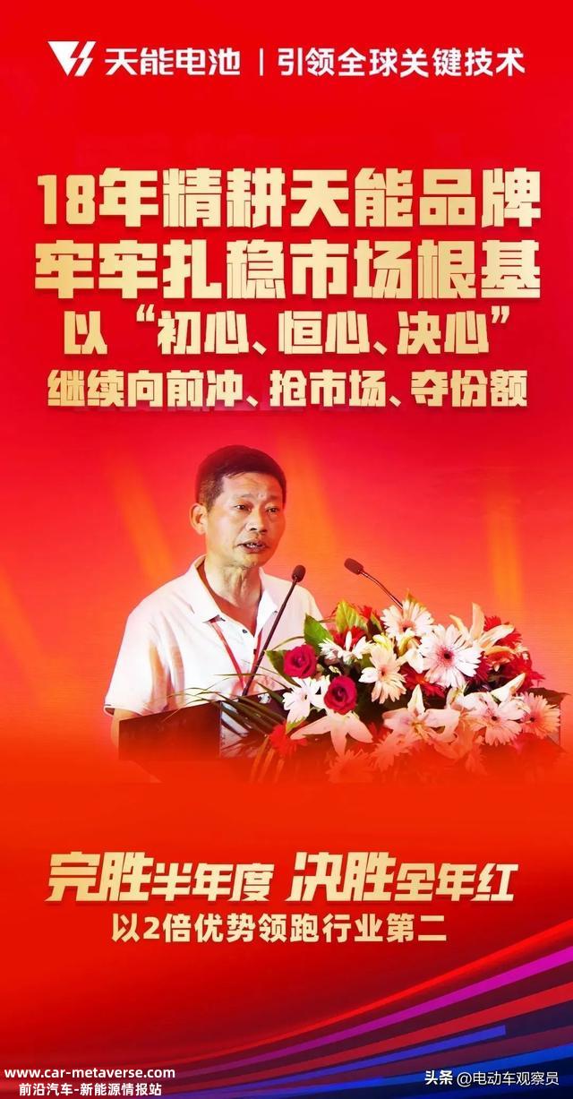 厂商价值共赢，天能电池闪电行动，赢在终端，决胜全年！