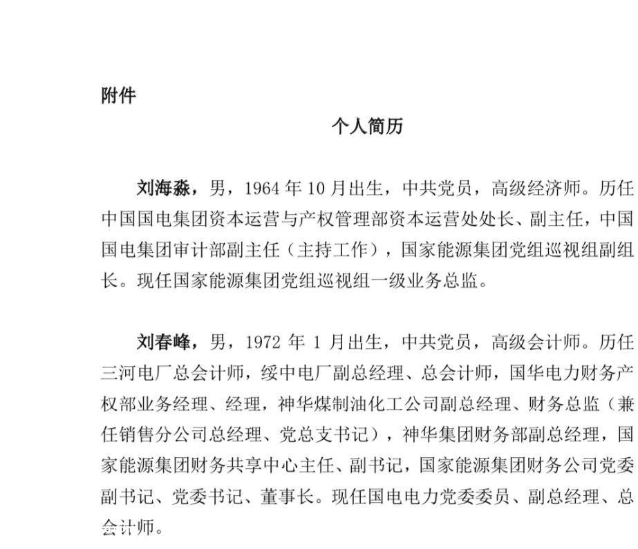 国家电力高层密集调整 比亚迪重磅人事变动