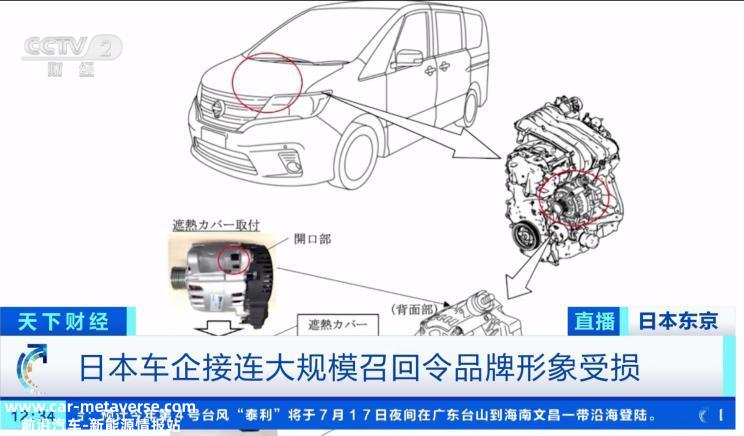 存在多项隐患？日产召回近70万辆车
