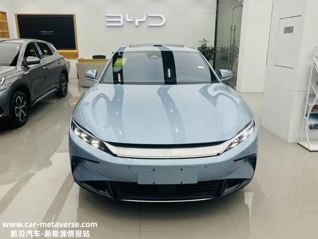 2023款比亚迪汉EV到店，外观细节调整，配置升级，底盘质感提升