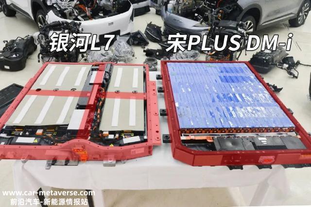 拆解吉利银河L7和比亚迪宋PLUS DM-i，神盾VS刀片，谁的硬件更硬？