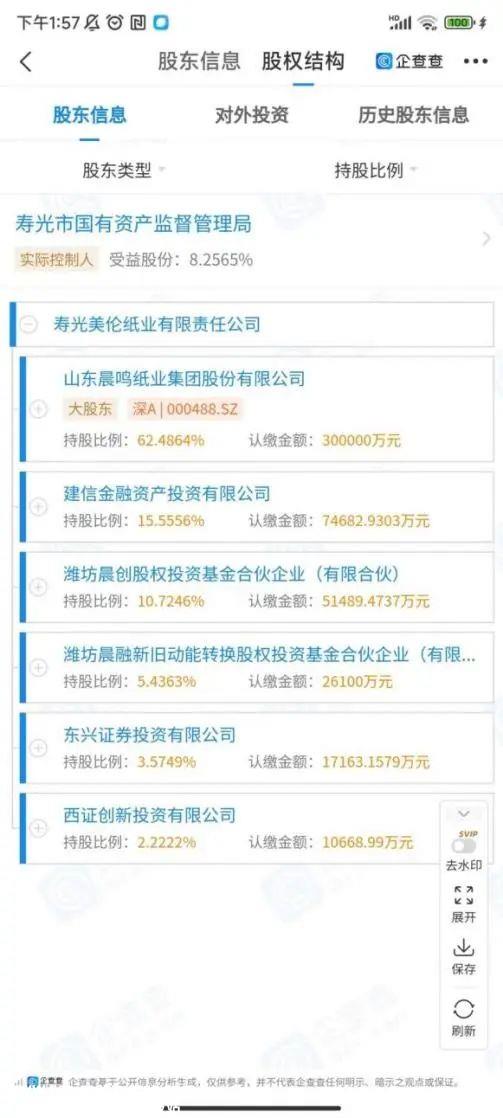 高负债、高成本增持子公司股权与非晨鸣纸业'
