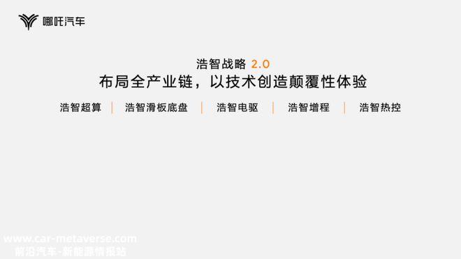 底盘/电驱/热控都上新了 哪吒发布全新技术品牌