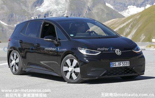 大众ID.3 GTX谍照曝光，大众ID.3性能版或将于2024年上市