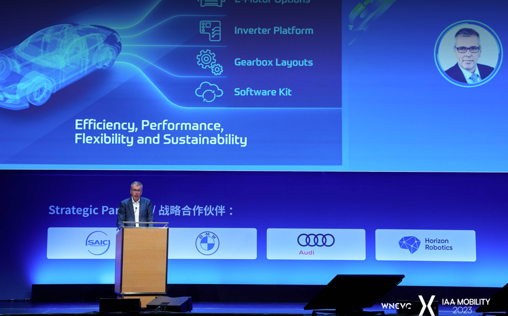 2023世界新能源汽车大会 | 采埃孚集团董事Holger KLEIN：继续推动创新技术在中国市场的应用和检验