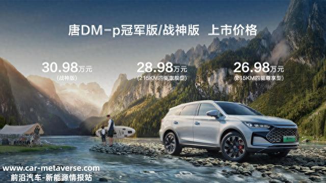 24.98万-30.98万元带有FSD和云辇-C，新款比亚迪唐会撬动谁的份额