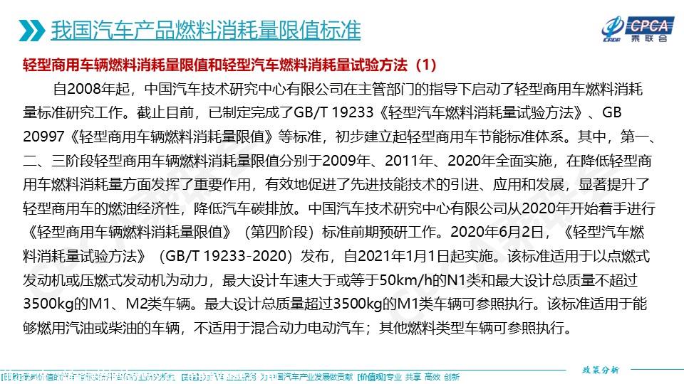 【政策综述】关于我国汽车产品燃料消耗量限值标准及促进汽车产品节能减排的相关政策分析