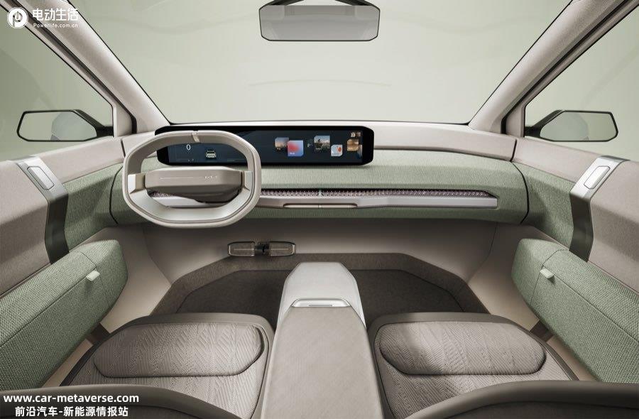 起亚EV3 / EV4概念车内饰曝光 轻量座椅/环保材料