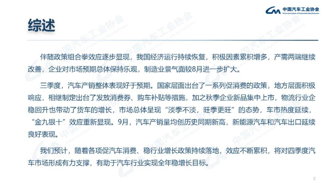 AUTO-REVIEW2023年9月汽车产销分别完成285.