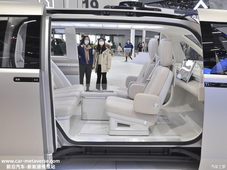 对开门/或2024年量产 极氪全新MPV首曝