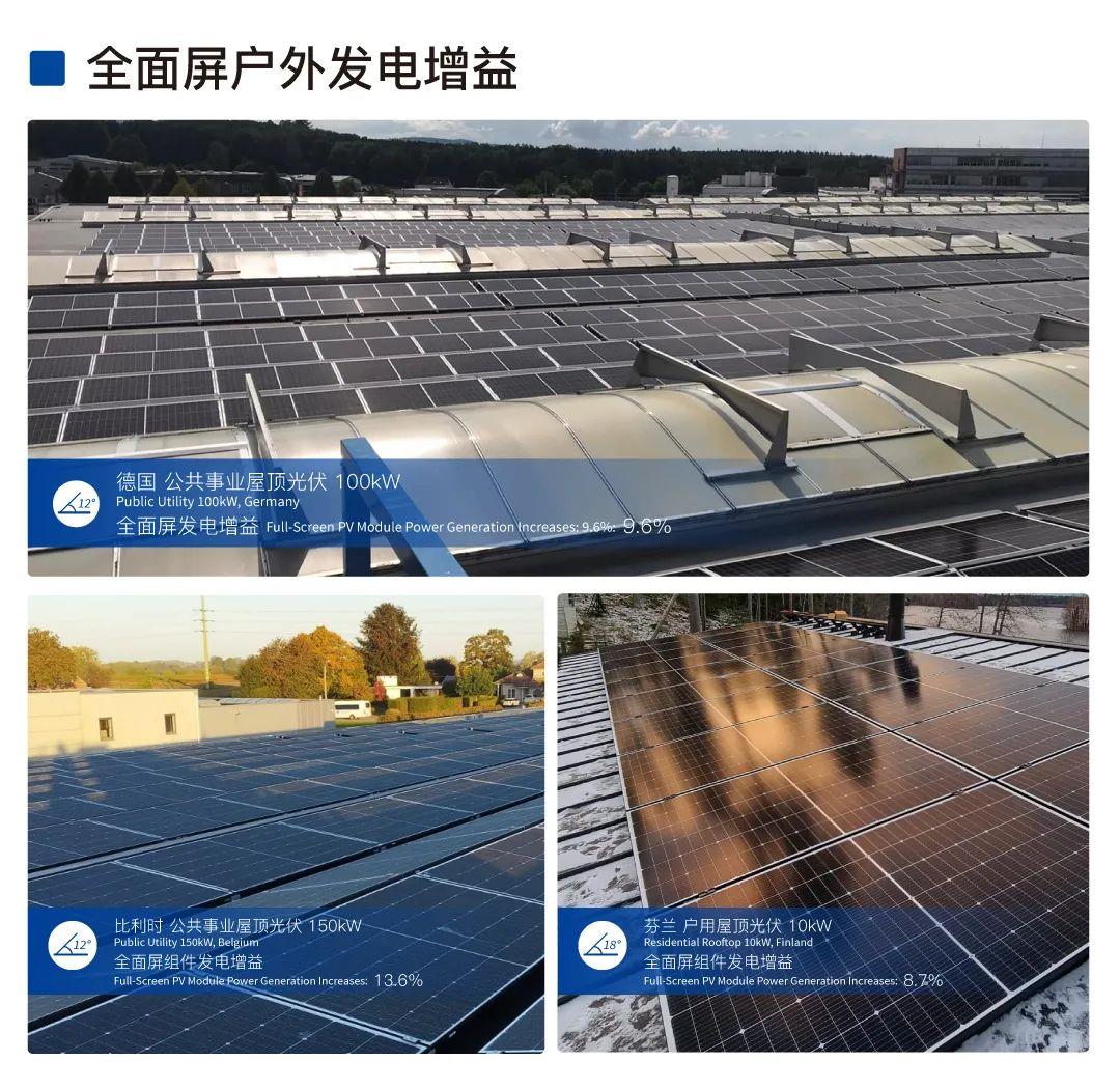 SNEC首次发布大恒能源全球专利产品全屏组件