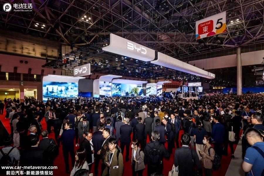 023日本移动出行展：比亚迪携五款车型及核心技术震撼亮相"