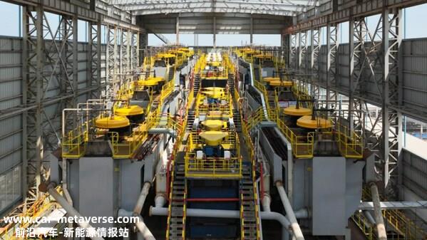 Photo shows the potash production plant of Asia-potash International Investment (Guangzhou) Co.,Ltd. in Laos.