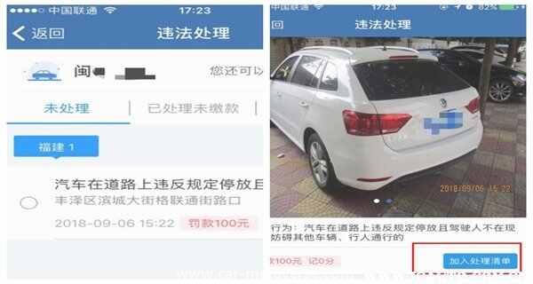只需要车牌号查违章
