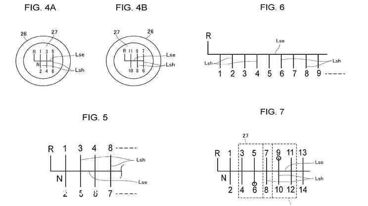 丰田模拟14速手动变速器专利图曝光