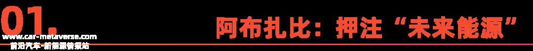 为什么中东土豪投资者如此关注清洁能源乘用车的解决方案?