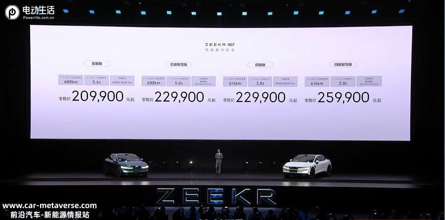 0.99万元起！极氪007上市让特斯拉惊讶？让小米紧张？"
