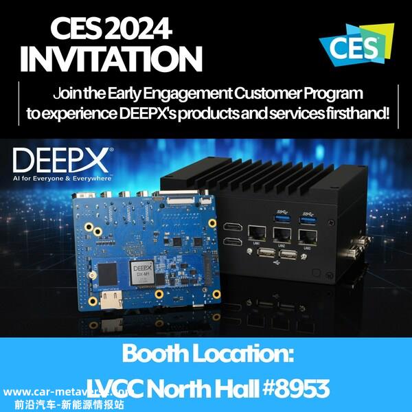 DEEPX's DX-M1 Chip Recognized at CES 2024 as Leading AI of Things Solution