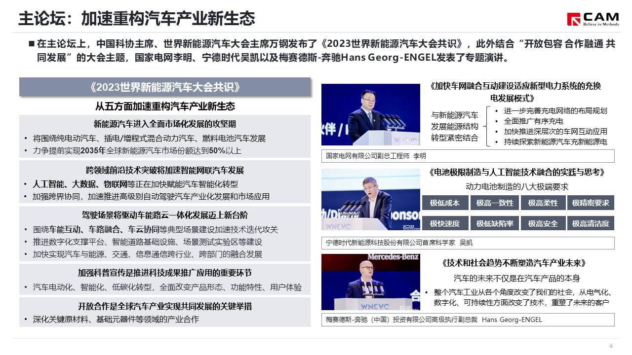 【热点评述】关注2023世界新能源汽车大会