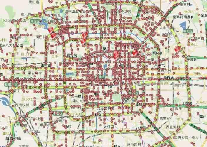 024西安限号区域范围地图，西安限行摄像头分布图"