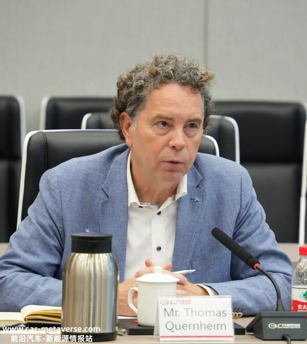 TÜV莱茵交通服务工程及型式认证全球副总裁Thomas Quernheim发言
