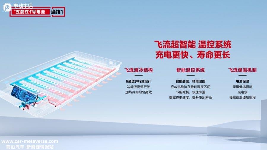 五菱红1号电池发布 首推商用车专用电池/轻薄液冷好处多