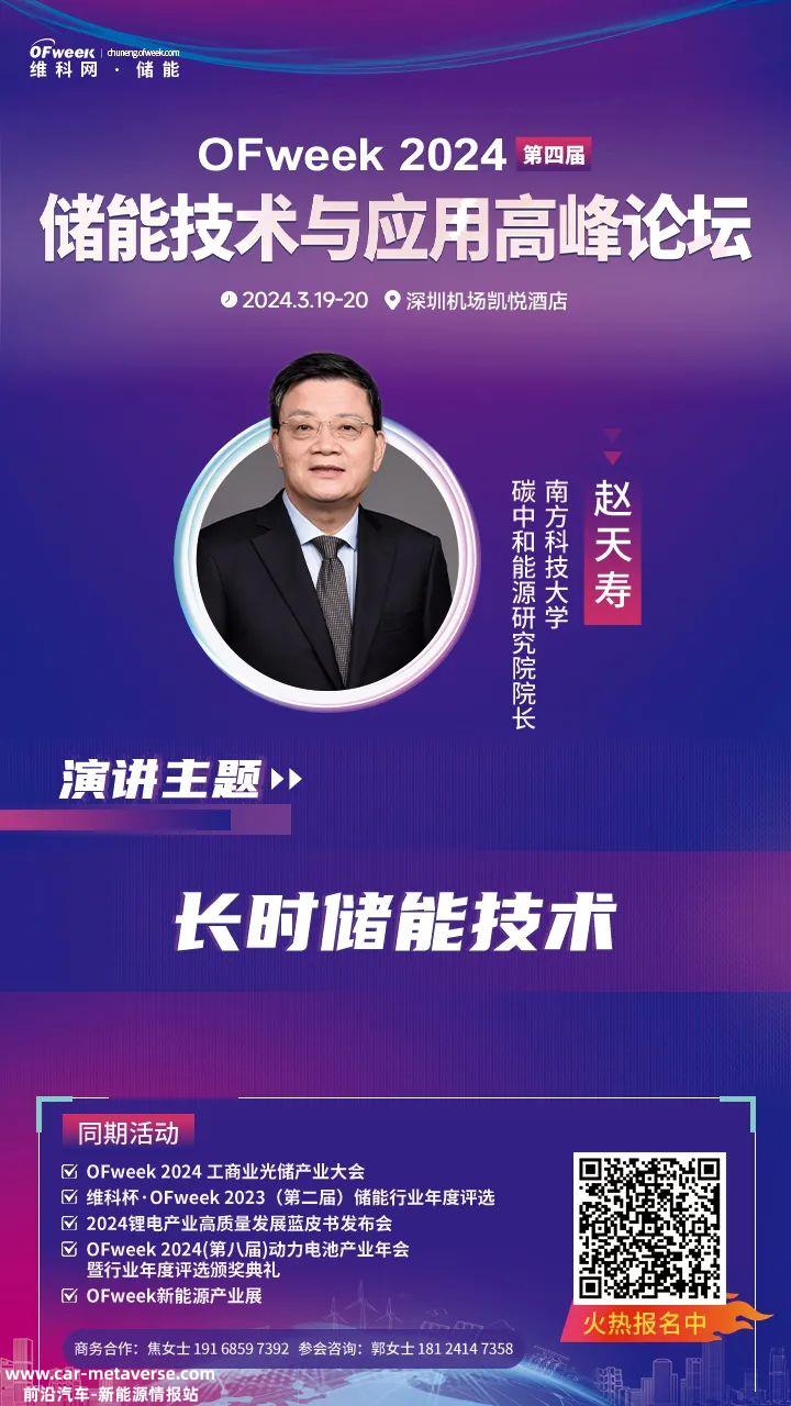 OFweek 2024年(第四届)储能技术与应用高峰论坛暨行