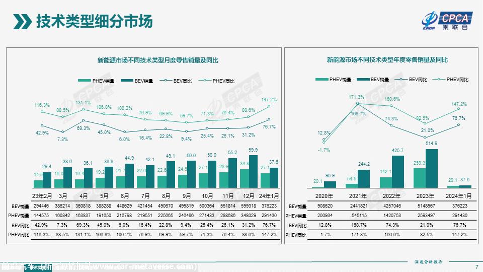 【深度分析】2024年1月份全国新能源市场深度分析报告
