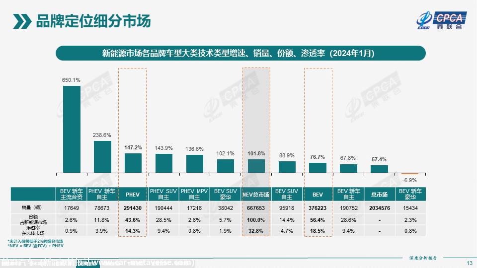 【深度分析】2024年1月份全国新能源市场深度分析报告