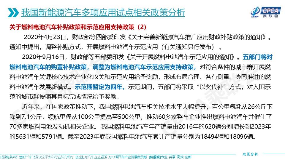 【政策综述】关于我国新能源汽车多项应用试点情况及其相关政策分析